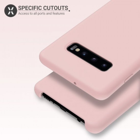 Olixar Samsung Galaxy S10 Plus Soft Silicone Case - Pastel Pink