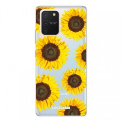 LoveCases Samsung Galaxy S10 Lite Sunflower Clear Phone Case
