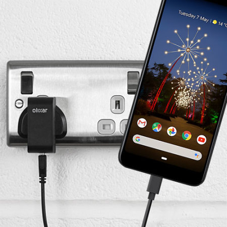 High Power Google Pixel 3a Wall Charger & 1m USB-C Cable