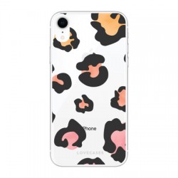 LoveCases iPhone XR Leopard Clear Phone Case - Multi