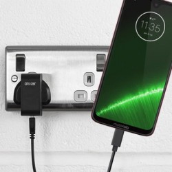 High Power Motorola Moto G7 Wall Charger & 1m USB-C Cable