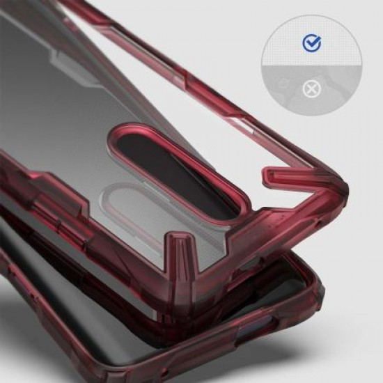 Ringke Fusion X OnePlus 7 Pro Case - Ruby Red