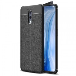 Olixar Attache Oppo Reno Leather-Style Case - Black