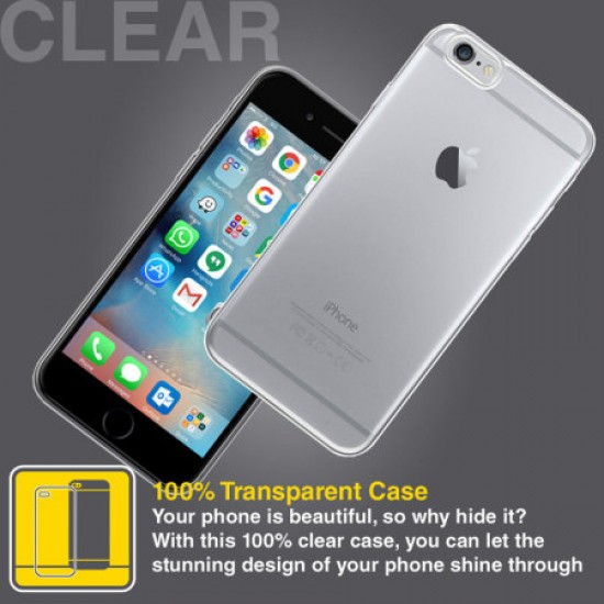 Olixar Ultra-Thin iPhone 6S Gel Case - 100% Clear