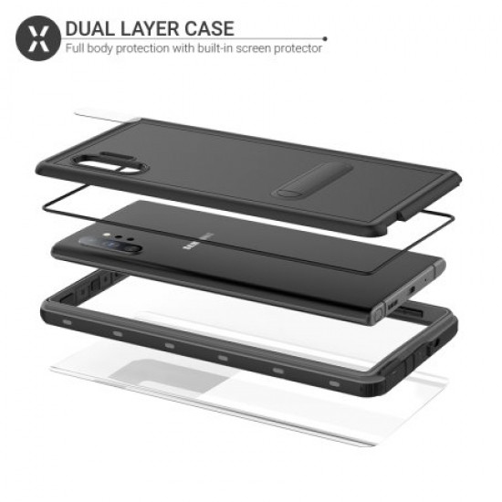 Olixar Terra 360 Samsung Galaxy Note 10 Plus Protective Case - Black