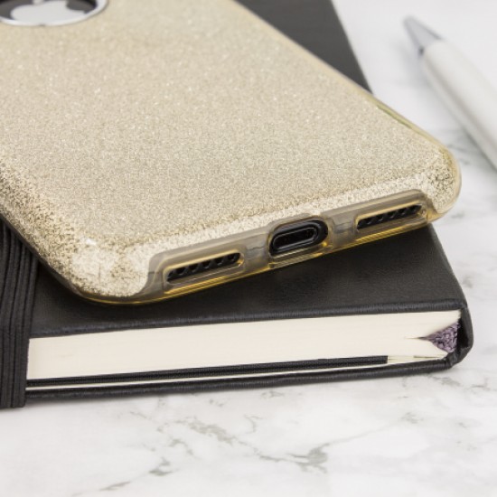 LoveCases Glitter iPhone X Case - Gold