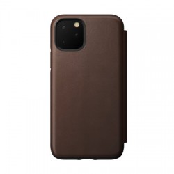 Nomad iPhone 11 Pro Rugged Folio Horween Leather Case - Rustic Brown