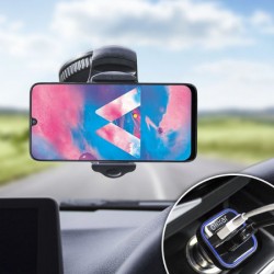 Olixar DriveTime Samsung Galaxy M30 Car Holder & Charger Pack