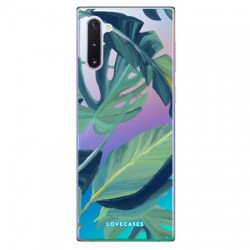 LoveCases Samsung Note 10 Tropical Phone Case - Clear Green