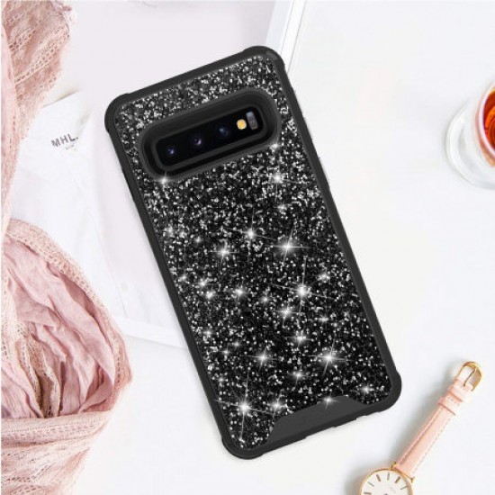 Zizo Stellar Series Samsung Galaxy S10 Case - Black