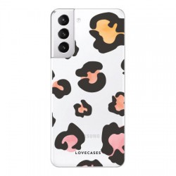 LoveCases Samsung Galaxy S21 Gel Case - Colourful Leopard