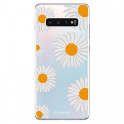 LoveCases Samsung S10 5G Daisy Case - White