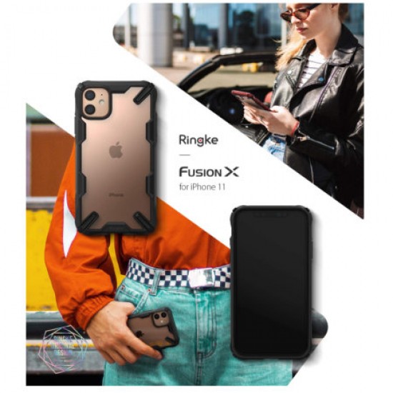 Ringke Fusion X iPhone 11 Case - Black