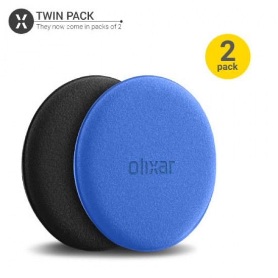 Olixar Microfibre Cleaning Pads - 2 Pack - Black & Blue