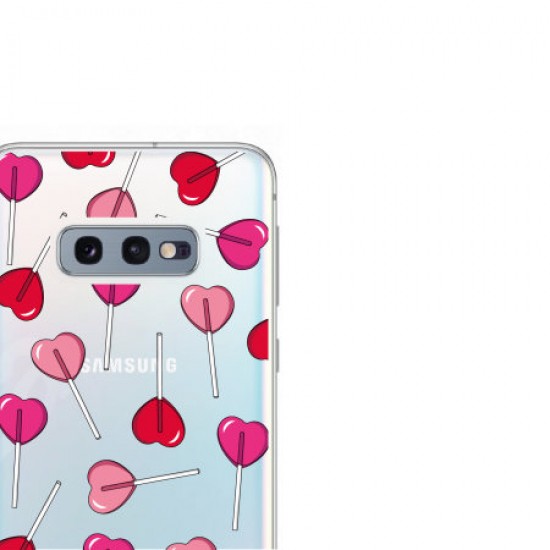 LoveCases Samsung S10e Lollypop Clear Phone Case