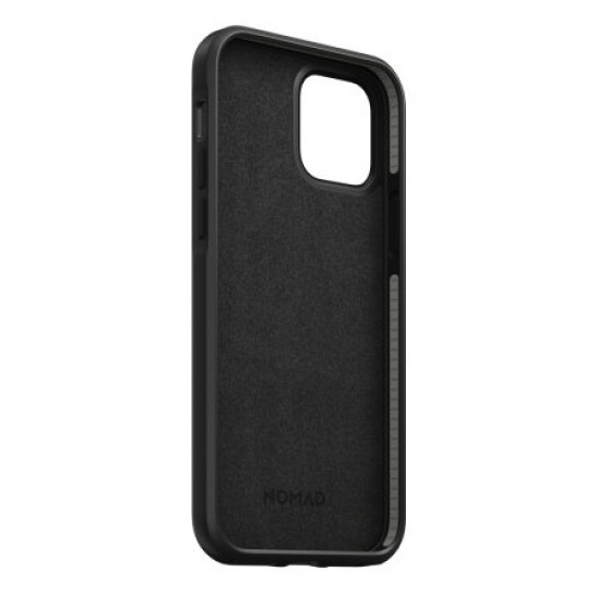 Nomad iPhone 12 Pro Rugged Protective Leather Case - Black