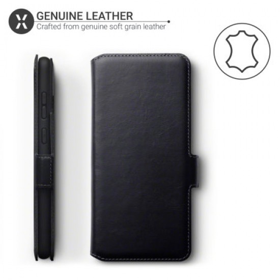 Olixar Slim Genuine Leather Samsung Galaxy S20 Plus Wallet Case