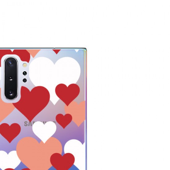 LoveCases Samsung Note 10 Plus Love Heart Clear Phone Case