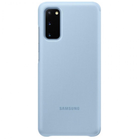 Official Samsung Galaxy S20 Clear View Cover Case - Sky Blue