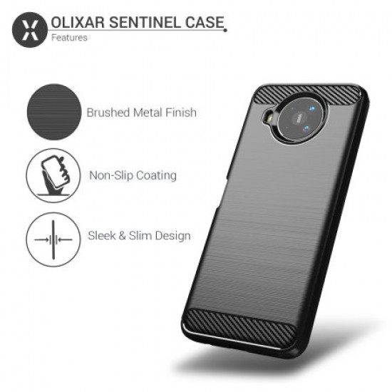 Olixar Sentinel Nokia 8.3 5G Case & Glass Screen Protector