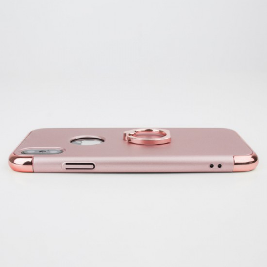 Olixar XRing iPhone X Finger Loop Case - Rose Gold