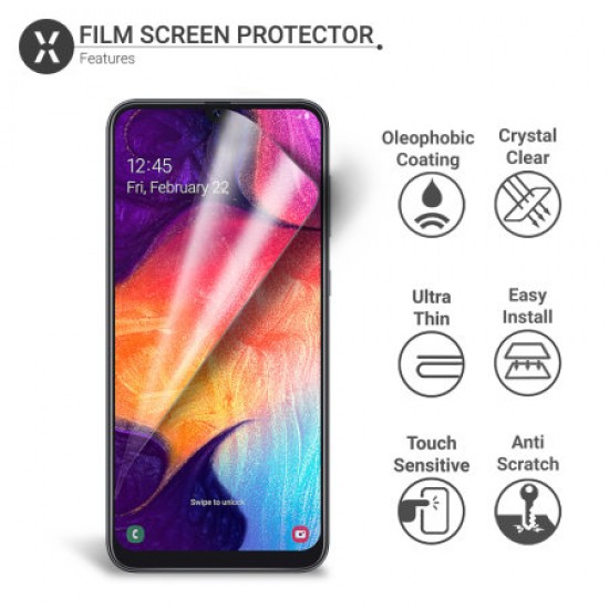 Olixar Samsung Galaxy A30 Film Screen Protector 2-in-1 Pack