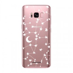 LoveCases Samsung S8 Plus Starry Design Clear Phone Case