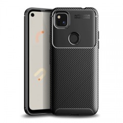 Olixar Carbon Fibre Google Pixel 4a Case - Black