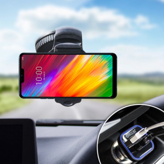 Olixar DriveTime LG G7 Fit Car Holder & Charger Pack