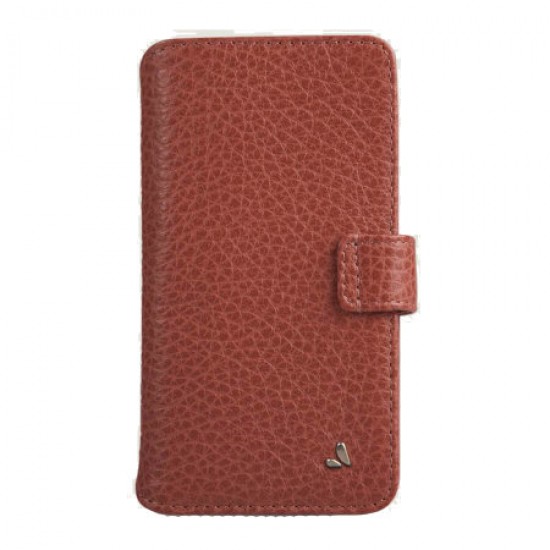 Vaja iPhone 11 Pro Max Premium Leather Wallet Case - Tan