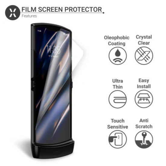 Olixar Front And Back Motorola Moto Razr 2019 Film Screen Protectors