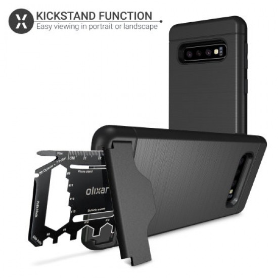 Olixar X-Ranger Samsung Galaxy S10 Survival Case - Tactical Black