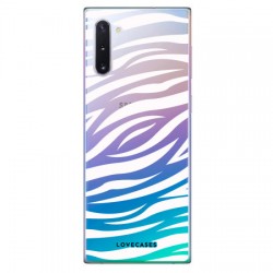 LoveCases Samsung Note 10 Zebra Phone Case - Clear White
