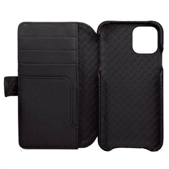 Vaja iPhone 11 Pro Premium Leather Wallet Case - Black