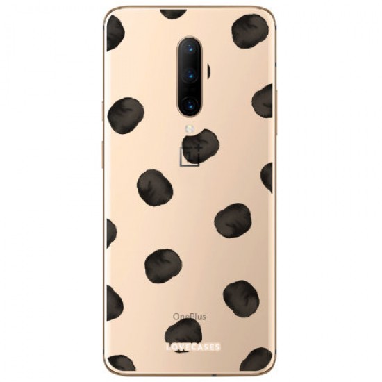 LoveCases OnePlus 7 Pro Polka Phone Case - Clear Multi