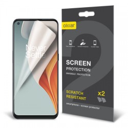 Olixar Oneplus Nord N100 Film Screen Protector 2-in-1 Pack