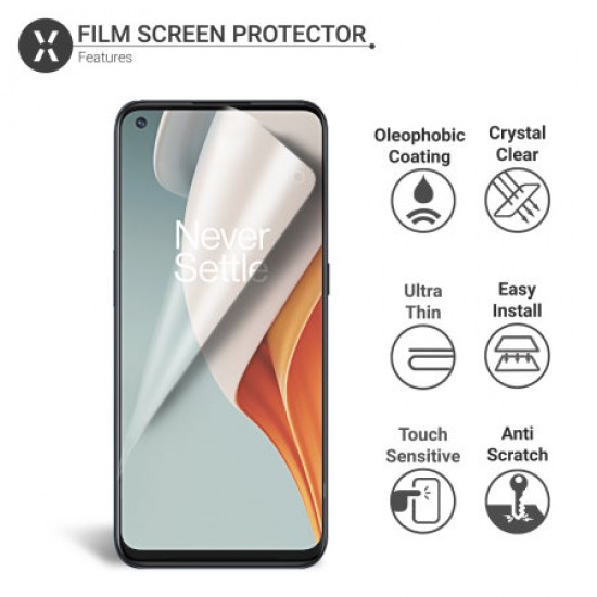 Olixar Oneplus Nord N100 Film Screen Protector 2-in-1 Pack