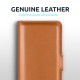 Olixar Genuine Leather Samsung Galaxy S21 Ultra Wallet Case - Brown