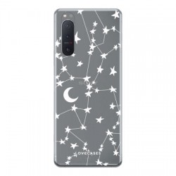 LoveCases Sony Xperia 5 II Gel Case - White Stars and Moons