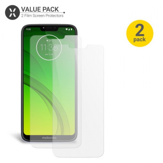 Olixar Motorola Moto G7 Power Film Screen Protector 2-in-1 Pack