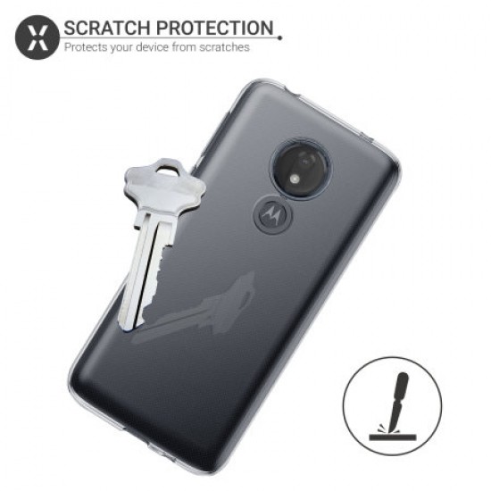 Olixar FlexiShield Motorola Moto G7 Power Gel Case - Clear