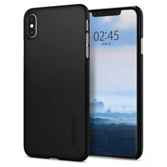 Spigen Thin Fit iPhone XS Max Shell Case - Matte Black