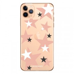 LoveCases iPhone 11 Pro Max Pink Star Clear Phone Case