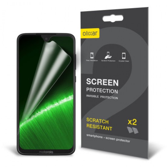 Olixar Motorola Moto G7 Plus Film Screen Protector 2-in-1 Pack