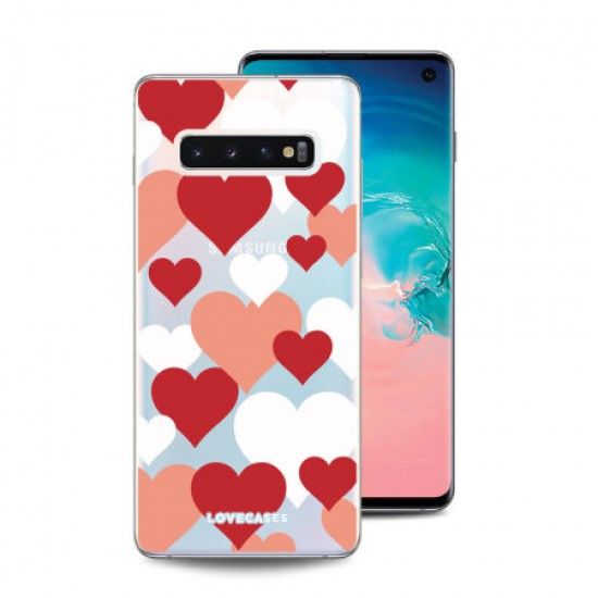 LoveCases Samsung S10 Love Heart Clear Phone Case