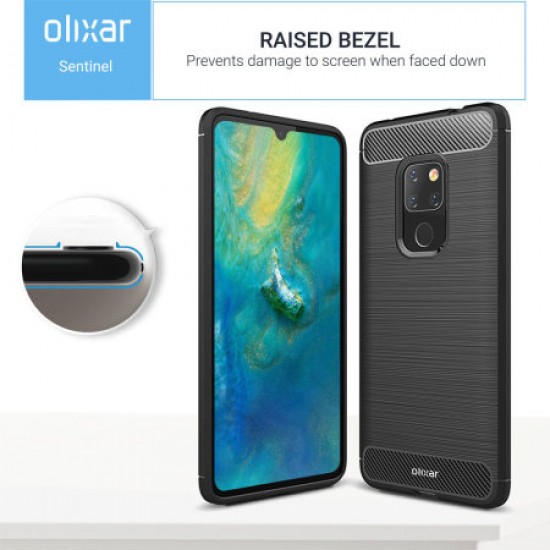 Olixar Sentinel Huawei Mate 20 Case And Glass Screen Protector