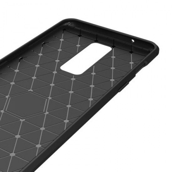 Olixar OnePlus 6 Carbon-Fibre Protective Case - Black