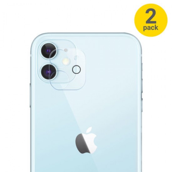 Olixar iPhone 12 Tempered Glass Camera Protector - Twin Pack