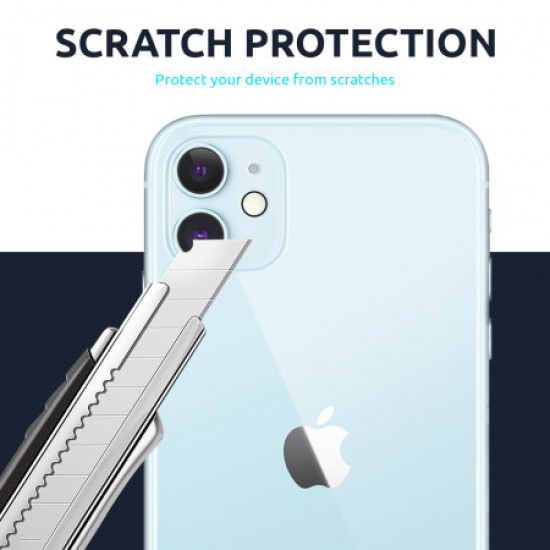 Olixar iPhone 12 Tempered Glass Camera Protector - Twin Pack