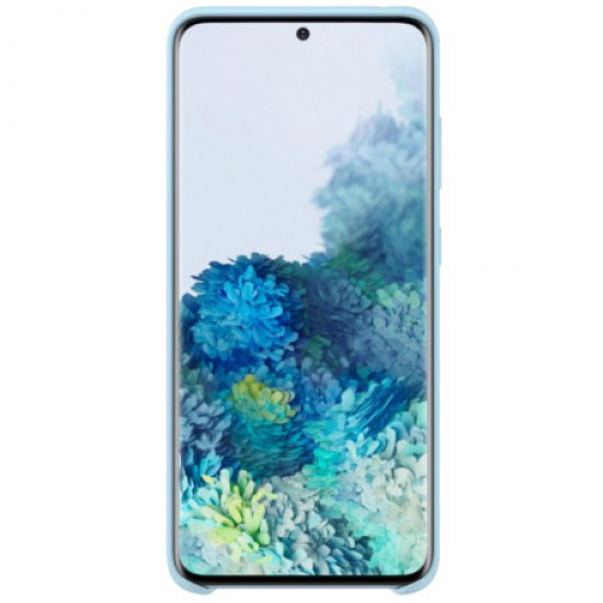 Official Samsung Galaxy S20 Silicone Cover Case - Sky Blue